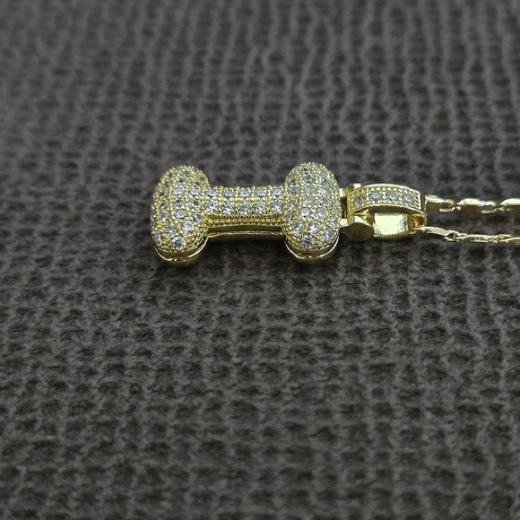 Gemelli👭 Puffy Pave Cubic Zirconia💎 Letter "I" Initial Pendant Necklace - NWT - Picture 13 of 16